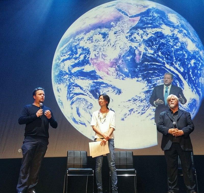 Jean-Pierre Goux, Leina Sato et Paul Watson